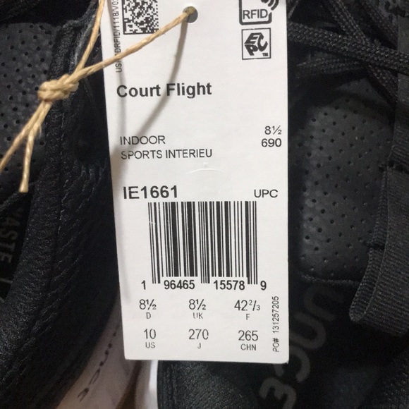 New Addias court flight 10 shoes NEW BNWT - Picture 8 of 10